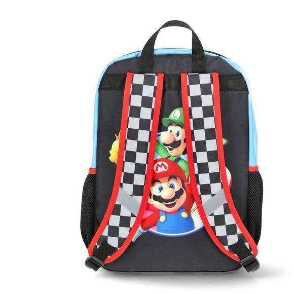 Nintendo Boys' 17" Super Mario Backpack, Lunch Box, Gadget Case & ID Holder Set - Picture 9 of 9